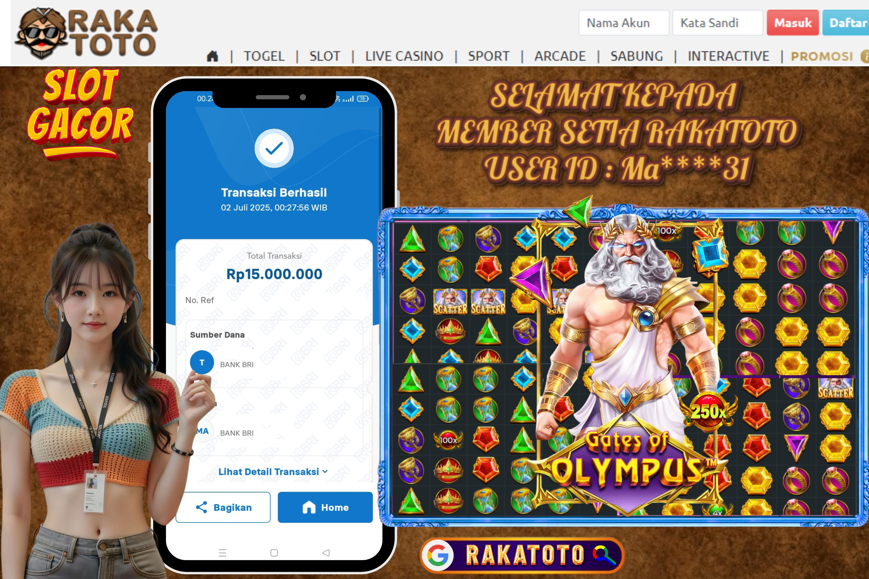 JACKPOT GATES OF OLYMPUS 1000